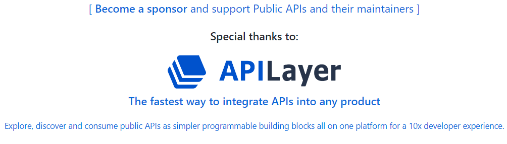Public APIs