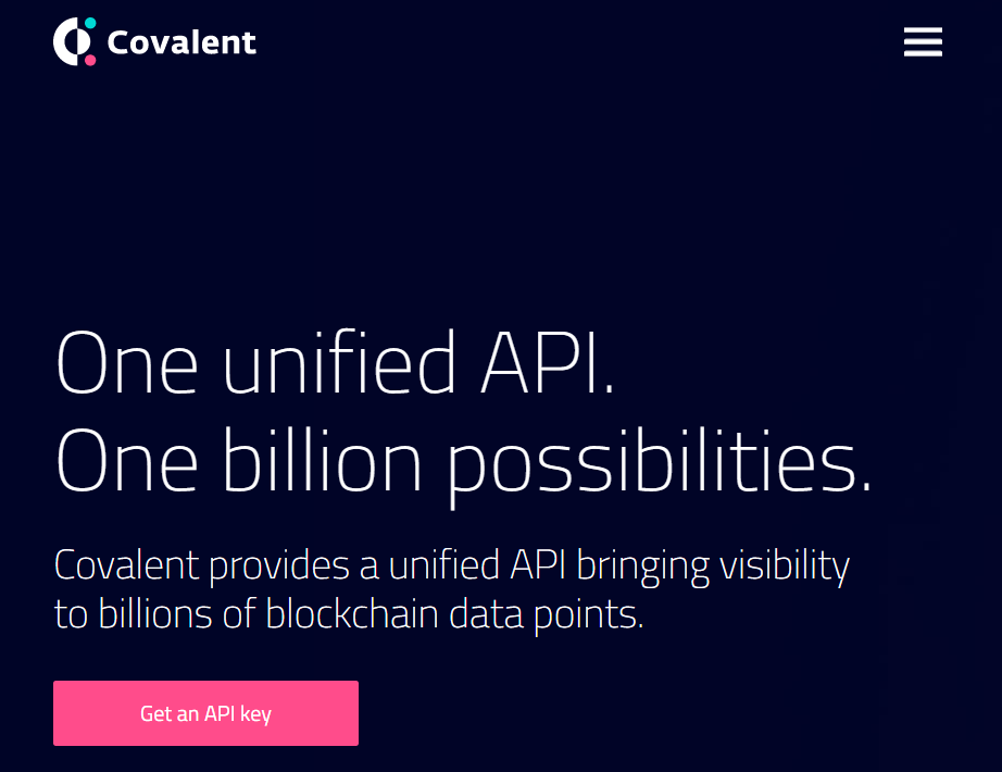 One unified API. One billion possibilities.