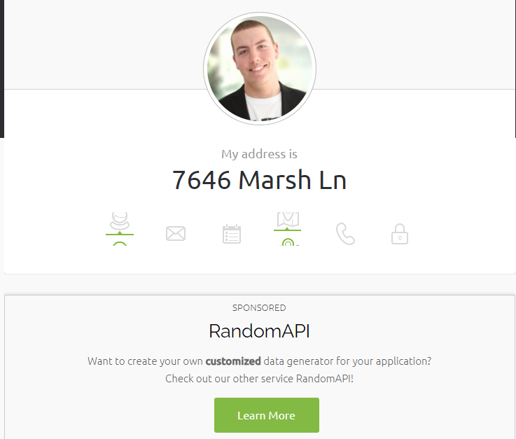 Random user generator