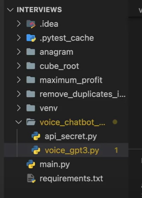 GPT-3 Voice AI Chatbot in Python
