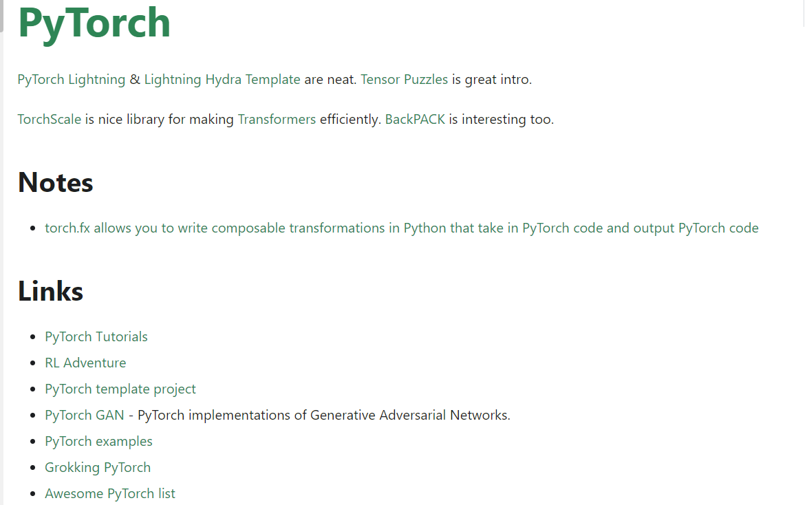 PyTorch