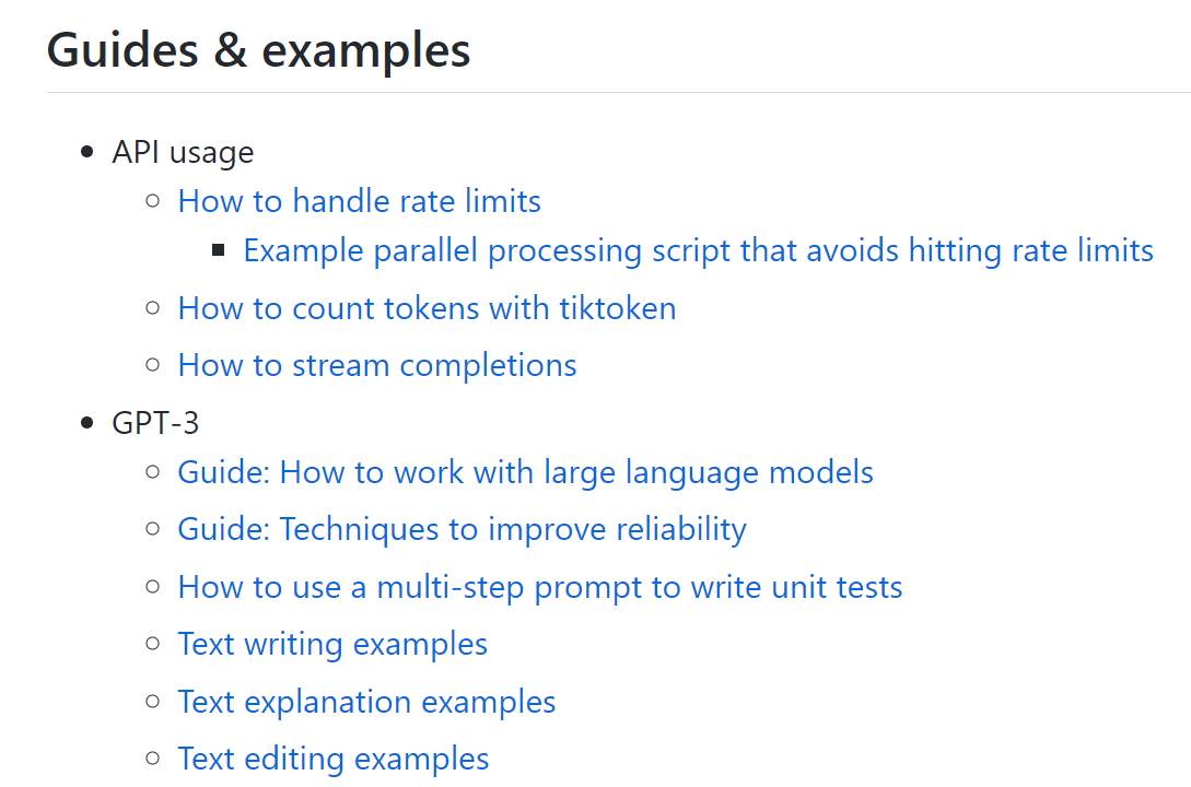 OpenAI Cookbook