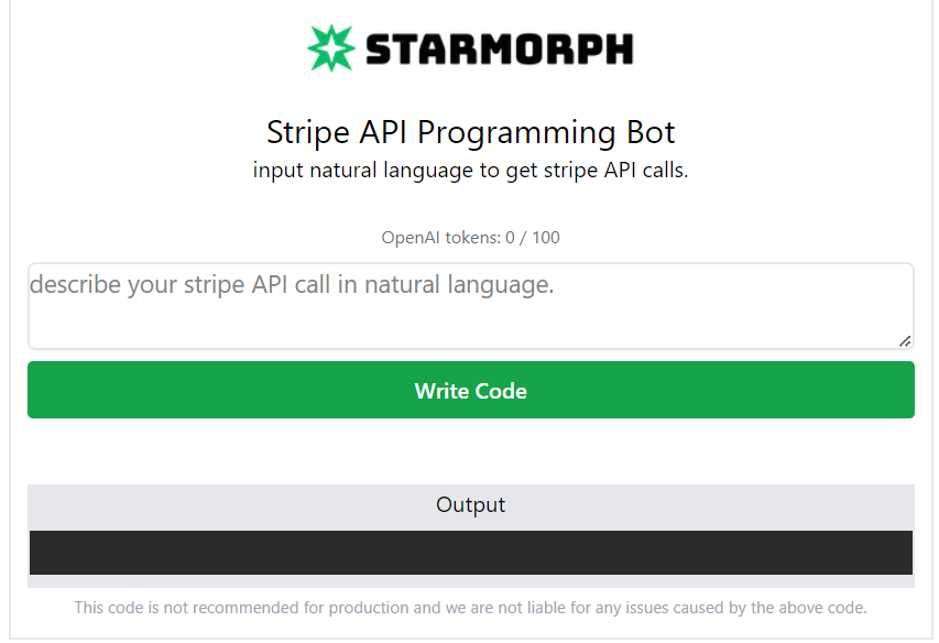 Stripe API Programming Bot